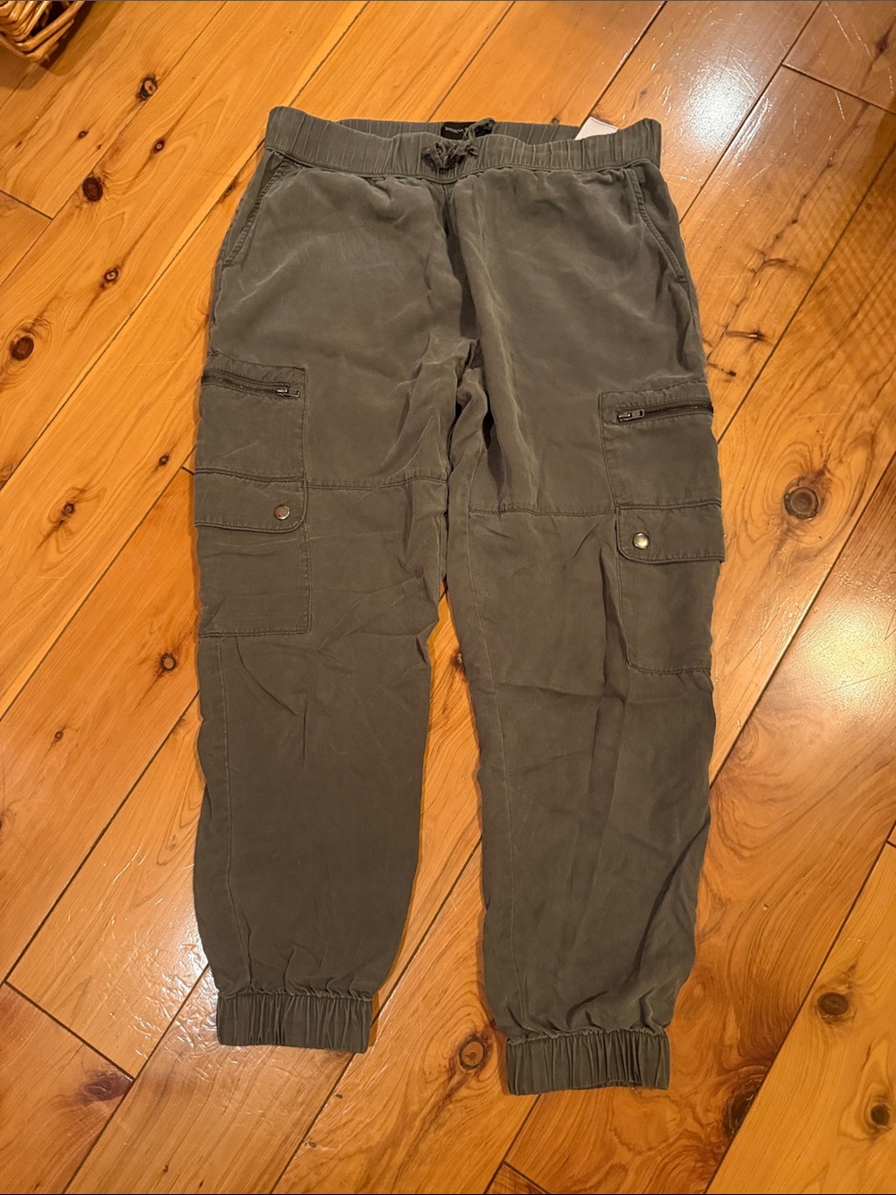 Banana Republic Factory Olive Green Cargo Jogger Pants Sz S